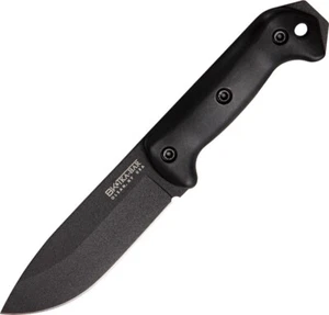 Kabar Becker Campanion 5" Black 1095 Cro-Van Carbon Grivory Fixed Knife BKR22 - Picture 1 of 1
