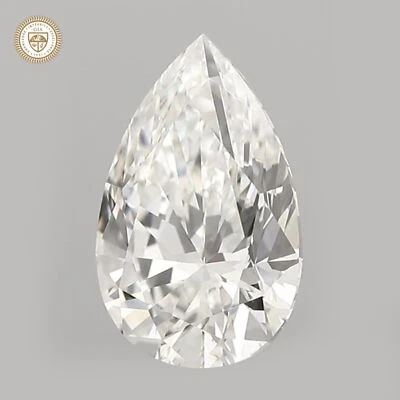 GIA CERTIFIED 0.76 Ct. Natural Pear Cut Diamond I Color VVS1 Clarity - Image 1 of 4