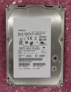 Nexsan Hitachi GST HUS156045VLS600 3.5" 450GB 15K SAS 6Gb/s Hard Drive 0B23662 - Picture 1 of 5