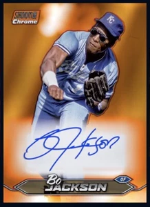 2024 TOPPS Stadium Club Chrome Orange Autograph-BO JACKSON (MLB Bunt DigitalCard - Picture 1 of 1