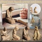 Handmade Praying Hand Statue Resin Woman Praying Figurines  Home Decoration
