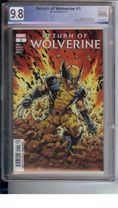 RETURN OF WOLVERINE   #1  PGX 9.8  "STEVE MCNIVEN ART" - Picture 1 of 2