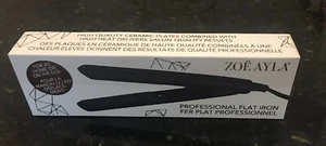 Zoe Ayla Professional Flat Iron Straightener Mini Travel Size NEW in Box  - Picture 1 of 5