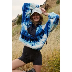 Free People Movement Gr. S Rocky Ridge Fleecejacke Pullover Batik kuschelig NEU - Bild 1 von 17