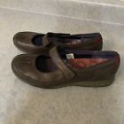 Merrell Women's Size Us 9.5 Uk 7 Ortholite Mary Jane Brown Leather Shoes