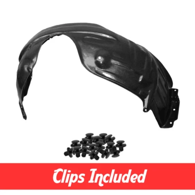 Front Driver Side Fender Liner w/ Clips For 2005-2010 Toyota Avalon TO1250112 - Image 1 of 4