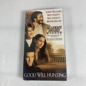 Good Will Hunting VHS Sealed! Robin Williams Matt Damon Ben Affleck - Picture 1 of 4