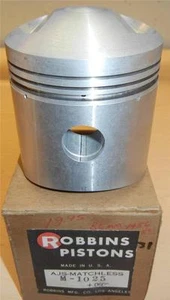 1956-1959 Matchless G80CS 500cc NOS 86mm +.060" bore Robbins bare piston ONLY-31 - Picture 1 of 1