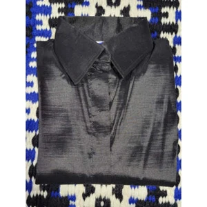 Camisa de exhibición 70199 Royal Highness tafetán cremallera oculta - Negra NUEVA - Imagen 1 de 8