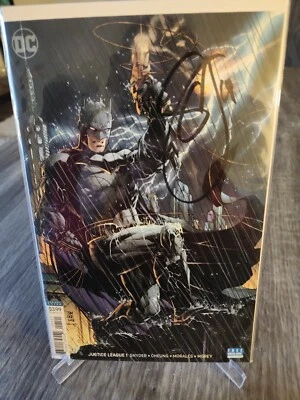 Justice League #1 Jim Lee Variant Signed by Scott Snyder w C.O.A. DC Comics 2018 - Image 1 of 4