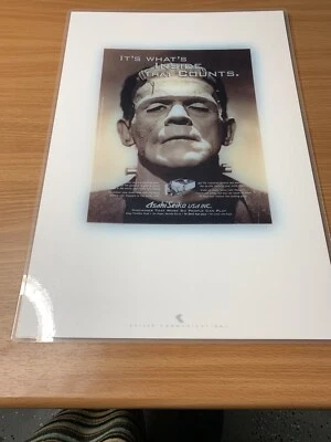 Frankenstein's monster Print Poster Laminated 19x13 Inches - Image 1 of 4