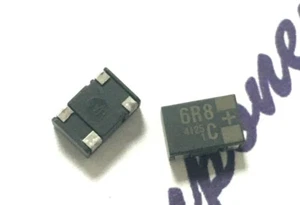 2pcs - CDE ESR6R8M1C000B 6.8uF 16V 20% SMD Surface Mount Polymer Capacitor - Picture 1 of 6