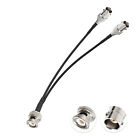 BNC Splitter Cable Male to Dual or Triple Female Adapter Pigtail for CCTV Camera