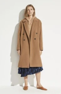 NWT Vince $695 Double Breasted Coat in Ambrette; L - Picture 1 of 7