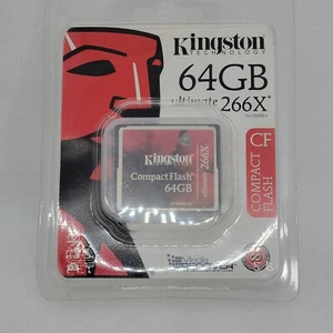 Kingston Digital 64GB Ultimate CompactFlash Memory Card 266x Speed (CF/64GB-U2) - Picture 1 of 6