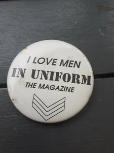 Insignia vintage de revista uniforme para hombre  - Imagen 1 de 3