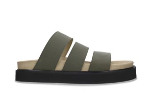 Sandalias veganas destalonadas suela plataforma acolchada anatómica unisex nobuk - Imagen 1 de 8