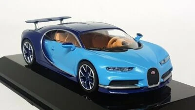 Altaya 1:43 — Bugatti Chiron — 2016 французский синий суперкар литая модель автомобиля в масштабе - Изображение 1 из 4