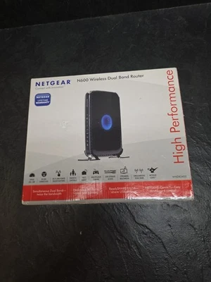 Router inalámbrico Wi-Fi de doble banda NETGEAR N600 WNDR3400-100NAS caja abierta Foto 1 de 4