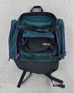 Vtg Outdoor Products USA 90s Colorblock Unisex Backpack Outdoor Hiking Camping - Picture 1 of 14