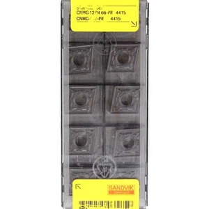10 insertos de torneado de carburo recubiertos de torno CNC grado 4415 SANDVIK CNMG 120408-PR - - Imagen 1 de 9