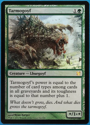 Tarmogoyf FOIL Modern Masters NM Green Mythic Rare CARD (500583) ABUGames - Image 1 of 2