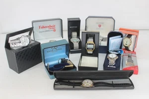 Fx10 Vintage Boxed Gents Quartz Wristwatches inc. Sekonda, Guess, Not Tested - Picture 1 of 6