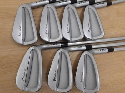 (PING) i BLADE Iron Set 7pcs 4.5.6.7.8.9.W Fujikura MCI80/MCI90 Flex S No Grips - Image 1 of 4