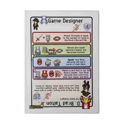 Level 99 Pixel Tactics  Pixel Tactics - Game Designer / D. Brad Talton J Bag NM - Image 1 of 2