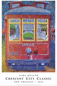 New Orleans Crescent City Classic 10K 2025 Poster (Signed By Artist) - NEW - Picture 1 of 3