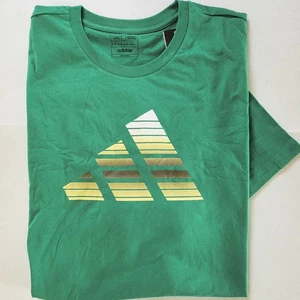 Adidas Camiseta Algodón Entrenamiento SS Camiseta Talla 4XL Verde Alto - Imagen 1 de 5