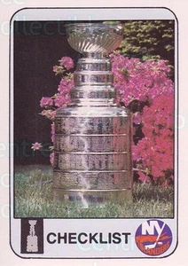 New York Islanders News #1 Checklist 1983-84, Copa Stanley - Imagen 1 de 1