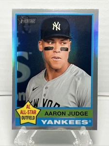 2025 Topps Heritage - Aaron Judge #380 refractor cromado - Imagen 1 de 2