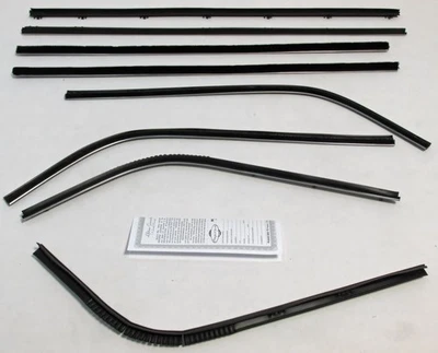Kit de fieltro barrido de ventana para Plymouth Barracuda 1967-1969 2 puertas Fastback Foto 1 de 4