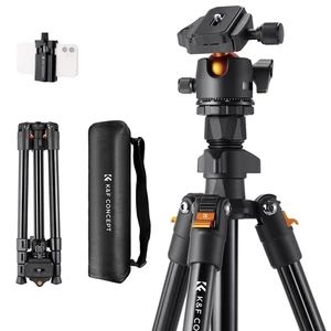 Camera Tripod, K&F Concept, SLR, Compact, Ultra Lightweight, 4 Sections, 160cm, - Picture 1 of 8