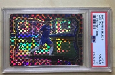 2017-18 Panini Select Field Level Checkerboard Prizm Willian #291 PSA 10 💎POP 2 - Image 1 of 2