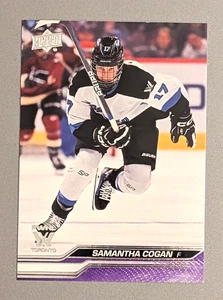 Cetros Samatha Cogan 2024 cubierta superior PWHL primera edición púrpura paralelo #31 - Imagen 1 de 2