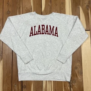 Herren Champion Medium Alabama Crimson Tide Sweatshirt Pullover Fußball - Bild 1 von 10