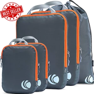 Compression Packing Cubes for Travel-Expandable Luggage Organizer Set Pack More - Picture 1 of 12