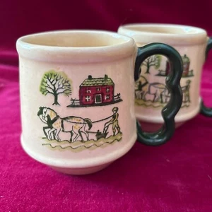 VTG Metlox Poppytrail ~Homestead Provincial~ Mug California Pottery - Picture 1 of 11