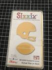 Sizzix Bigz Die Originals - Football & helmet # 38-0290 Yellow Die