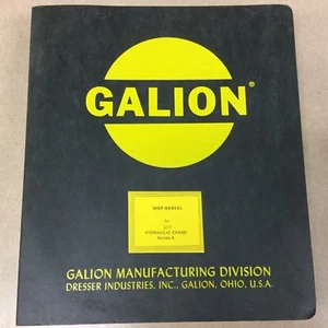 Galion 150A SERVICE SHOP REPAIR MANUAL HYDRAULIC RT MOBILE CRANE GUIDE, Series A - Picture 1 of 6
