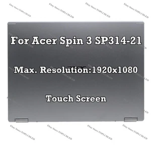 14.0" Acer Spin 3 SP314-21N FHD LCD Screen Touch Panel Assembly Display Complete - Picture 1 of 8