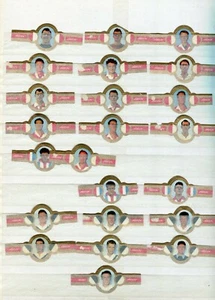 LOT OF 23 VINTAGE CIGAR BANDS - FOOTBALL / SOCCER HUDSON (0040-15) - Picture 1 of 1