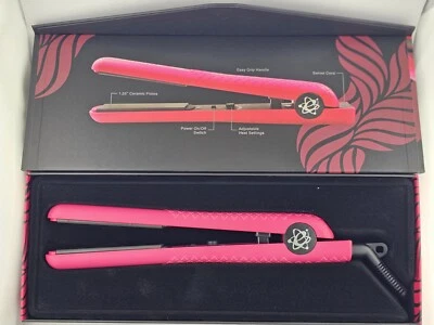 Plancha/plancha de pelo de lujo Evalectric 100 % cerámica - rosa Foto 1 de 4