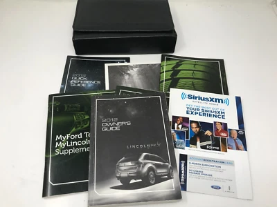 Lincoln MKX 2012 juego manual del propietario fabricante de equipos originales con estuche OM01513 Foto 1 de 4