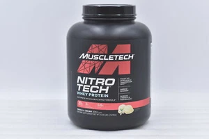 Muscletech Nitro Tech Performance Series Whey Protein Vanilla 4 Lbs EXP: 8/2026 - Picture 1 of 5