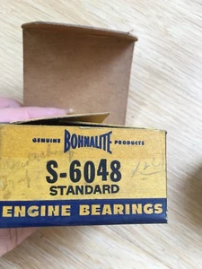 Rodamiento de motor Bohnalite S-6048 estándar único nuevo de colección - Imagen 1 de 6