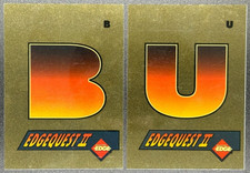 1994 Collector's Edge Excalibur EdgeQuest EdgeQuest II Letter B & Letter U MINT