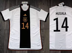 MUSIALA GERMANY JERSEY 2022 2023 HOME FOOTBALL SHIRT HJ9606 ADIDAS SIZE L MEN'S - Picture 1 of 11